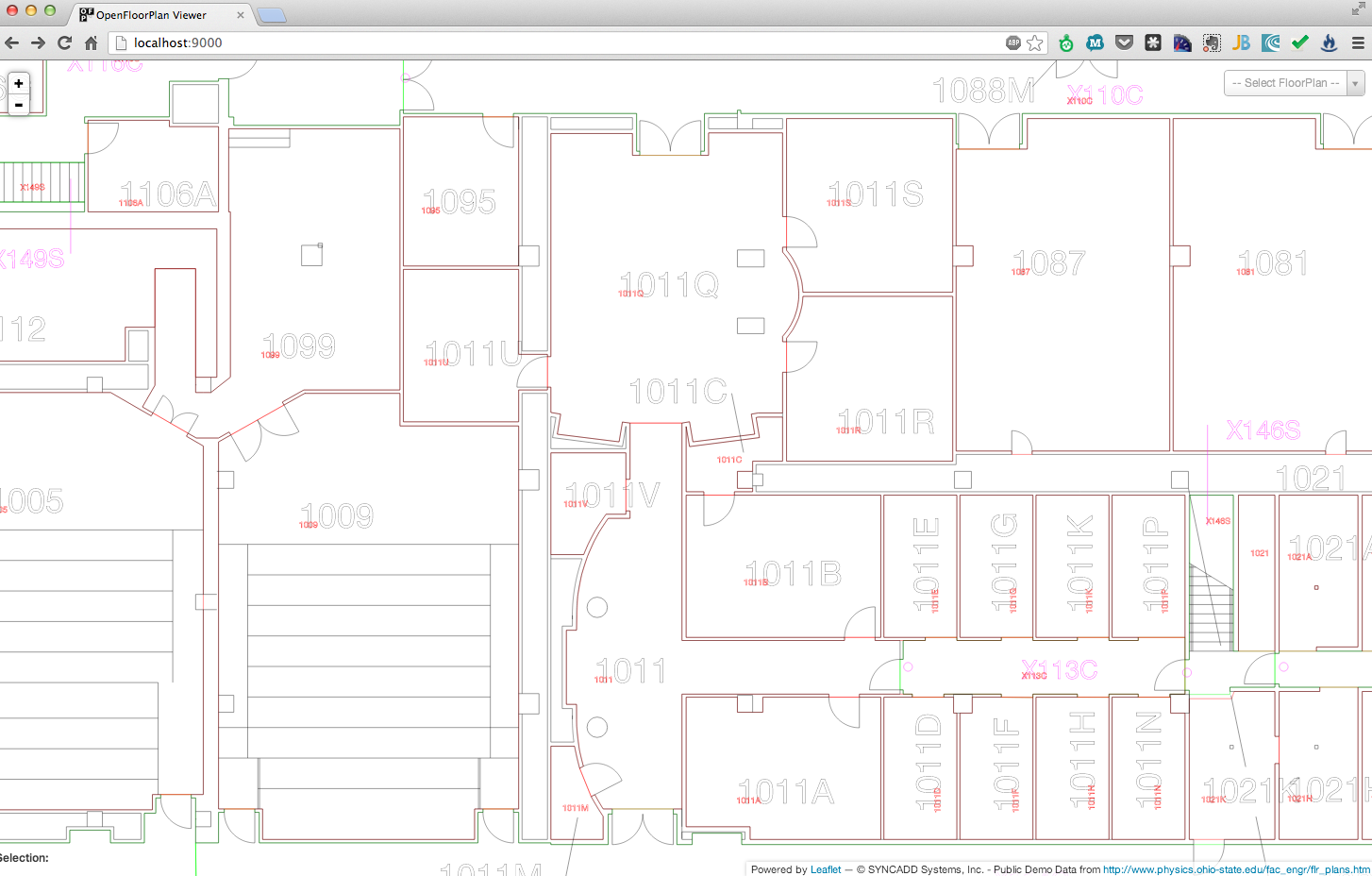 OpenFloorPlan Screenshot